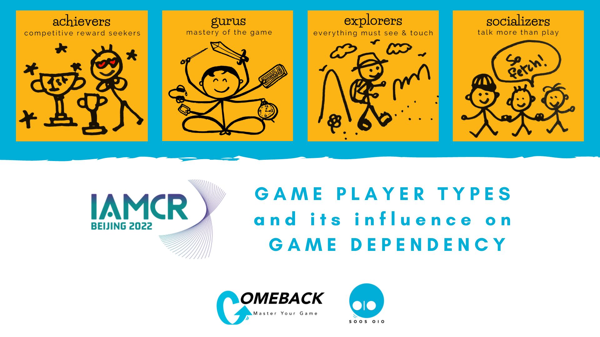 IAMCR Beijing 2022 - Game Player Types and its Influence on Game Dependency